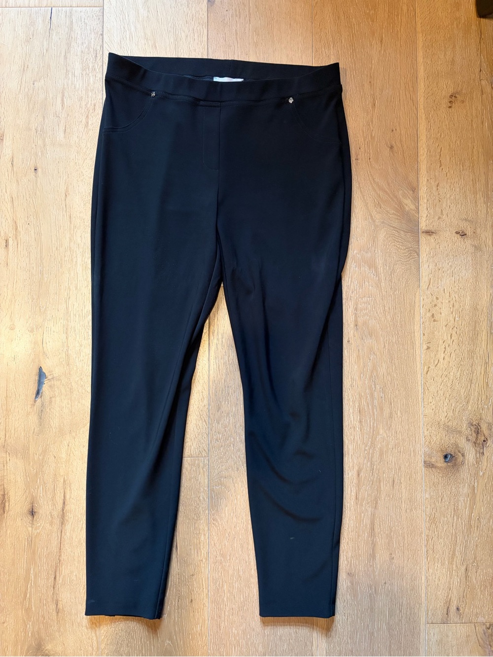 Joseph Ribkoff Black Slim Ponte Ankle-Length Pants